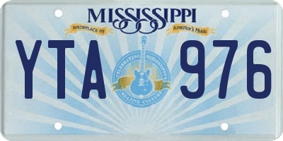 MS license plate YTA976