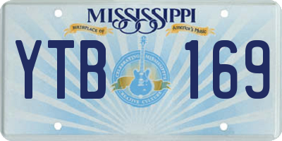 MS license plate YTB169