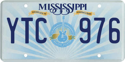 MS license plate YTC976