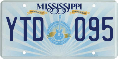 MS license plate YTD095