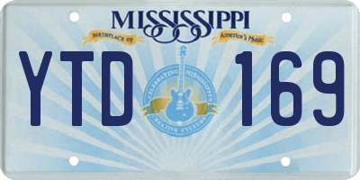 MS license plate YTD169