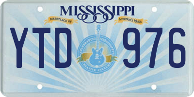 MS license plate YTD976