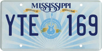 MS license plate YTE169