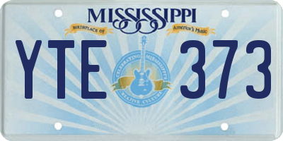 MS license plate YTE373