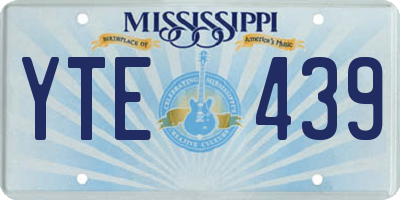 MS license plate YTE439