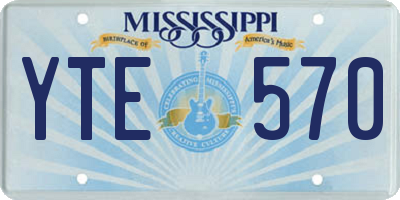 MS license plate YTE570