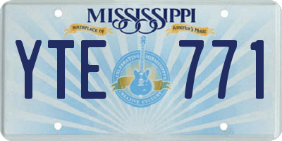 MS license plate YTE771