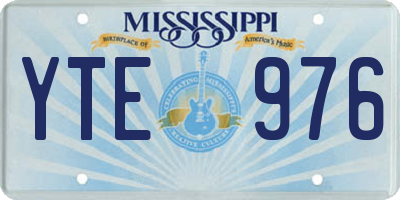MS license plate YTE976