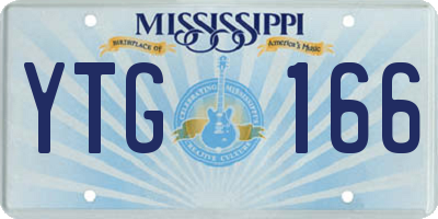 MS license plate YTG166
