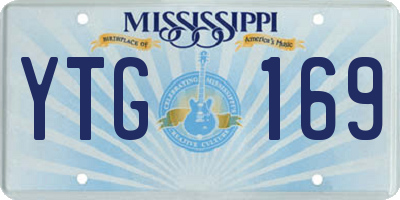 MS license plate YTG169