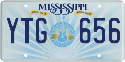 MS license plate YTG656