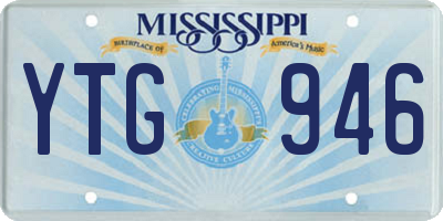 MS license plate YTG946