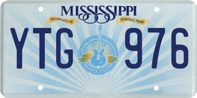 MS license plate YTG976