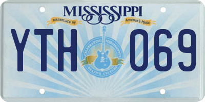 MS license plate YTH069