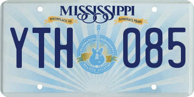 MS license plate YTH085