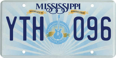 MS license plate YTH096