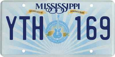 MS license plate YTH169