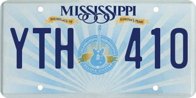 MS license plate YTH410