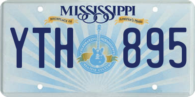 MS license plate YTH895