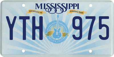 MS license plate YTH975