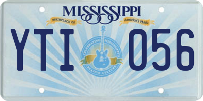 MS license plate YTI056