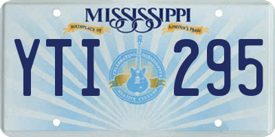 MS license plate YTI295