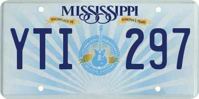 MS license plate YTI297