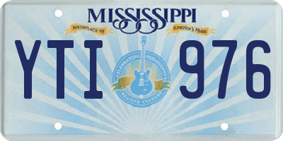 MS license plate YTI976