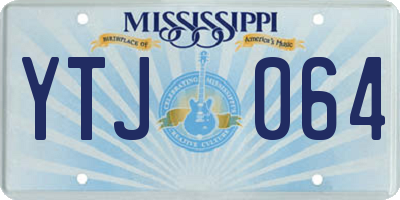 MS license plate YTJ064