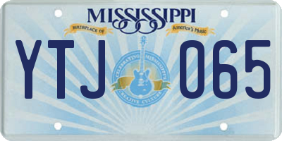 MS license plate YTJ065