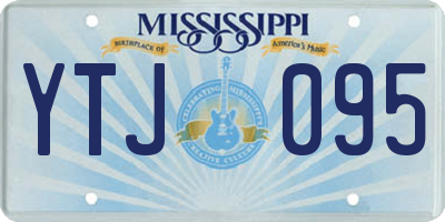 MS license plate YTJ095