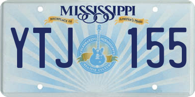 MS license plate YTJ155