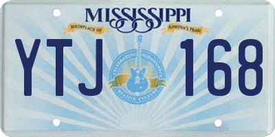 MS license plate YTJ168