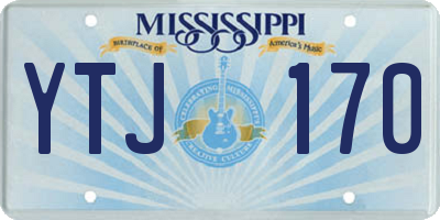 MS license plate YTJ170