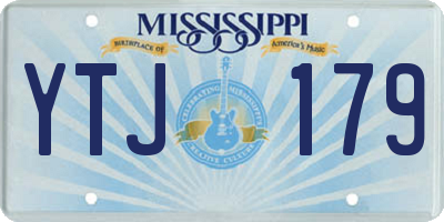 MS license plate YTJ179