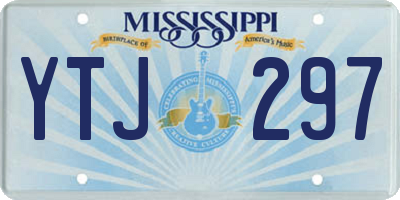 MS license plate YTJ297