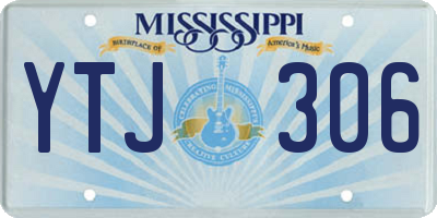 MS license plate YTJ306