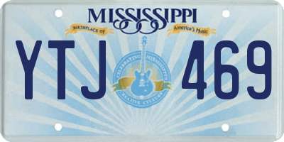 MS license plate YTJ469