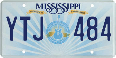MS license plate YTJ484