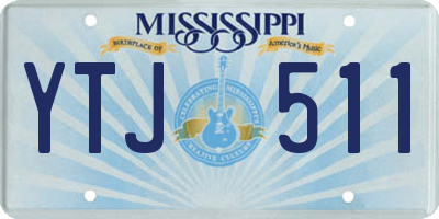MS license plate YTJ511