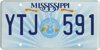 MS license plate YTJ591