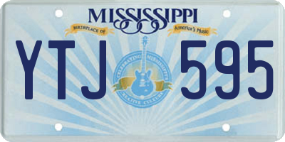 MS license plate YTJ595