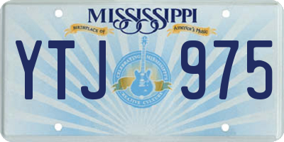 MS license plate YTJ975