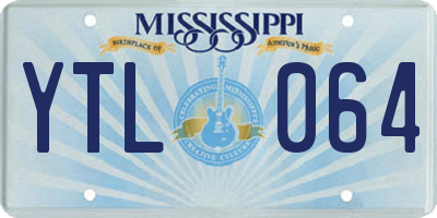 MS license plate YTL064