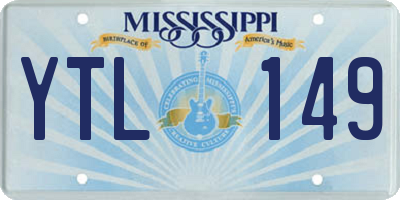 MS license plate YTL149