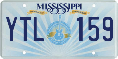 MS license plate YTL159