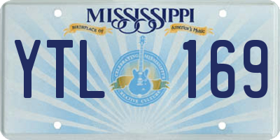 MS license plate YTL169