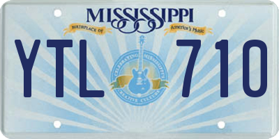MS license plate YTL710