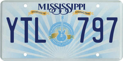 MS license plate YTL797
