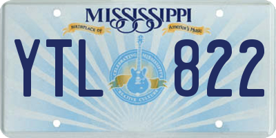 MS license plate YTL822
